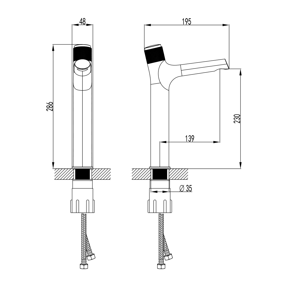 Смеситель для раковины Lemark Project LM4679C