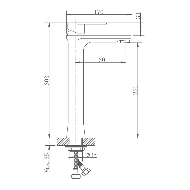 Смеситель для раковины Haiba HB807 HB11807