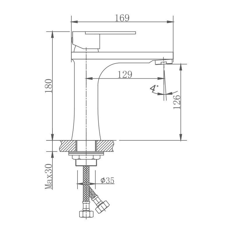 Смеситель для раковины Haiba HB807 HB10807