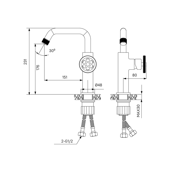 Смеситель для раковины IDDIS Grange GRABLR0i01