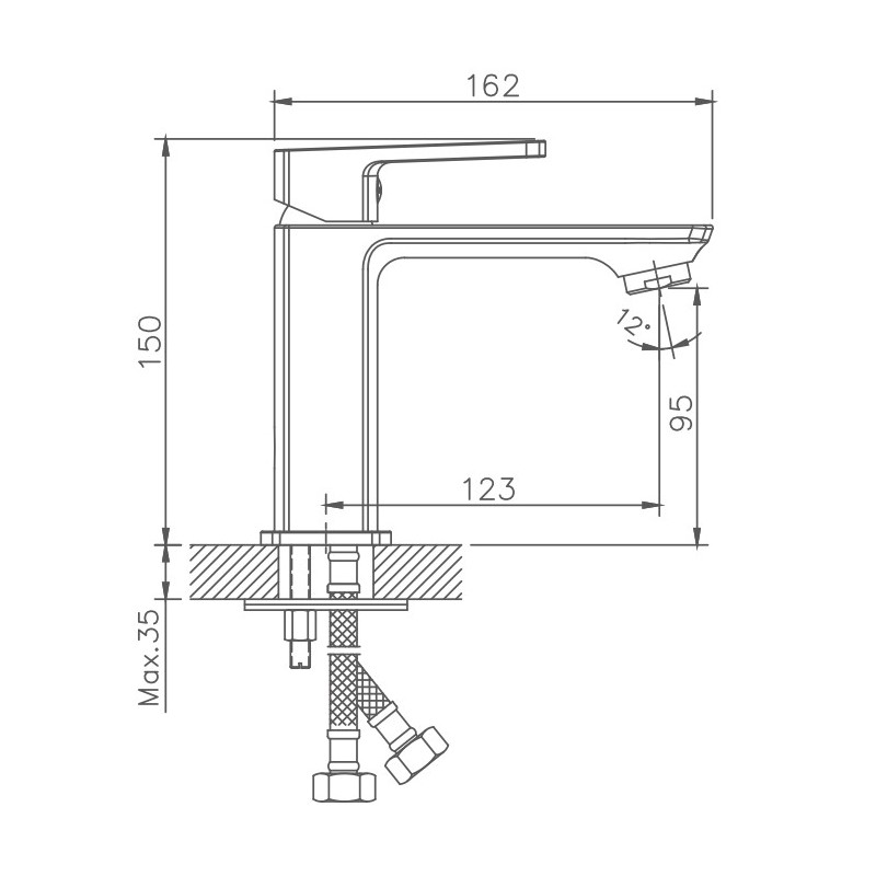 Смеситель для раковины Haiba HB176 HB10176