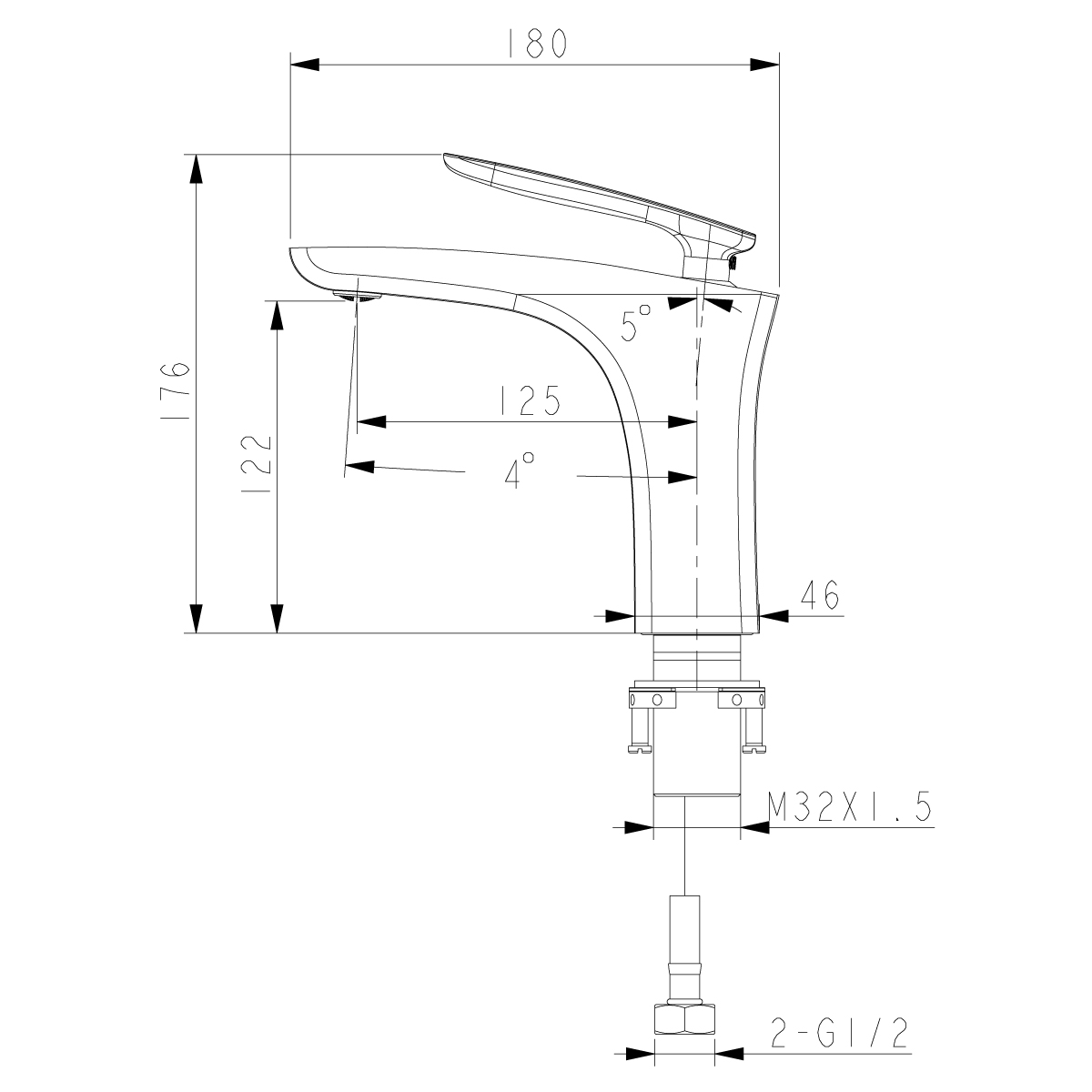 Смеситель для раковины Lemark Bellario LM6806C