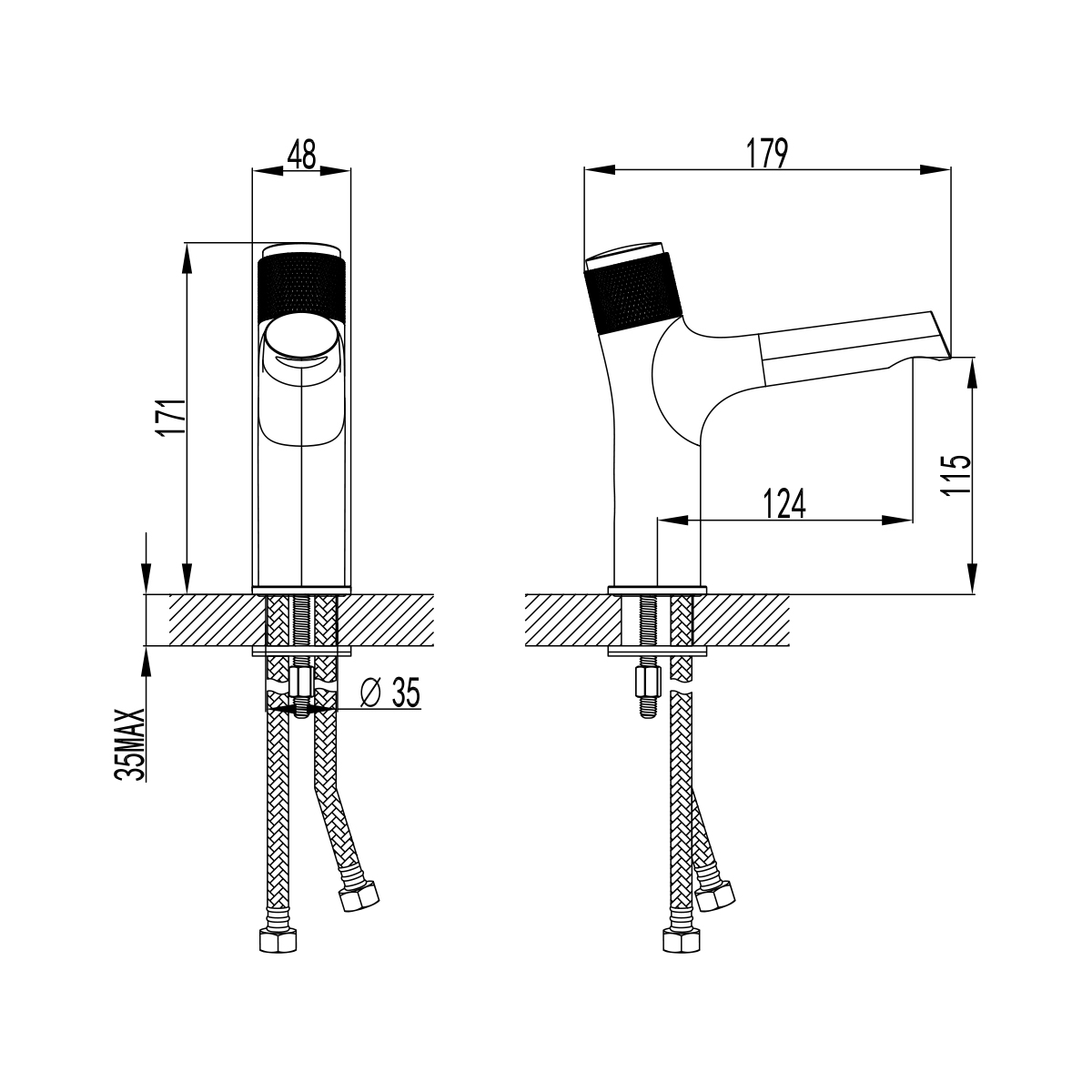 Смеситель для раковины Lemark Project LM4676C