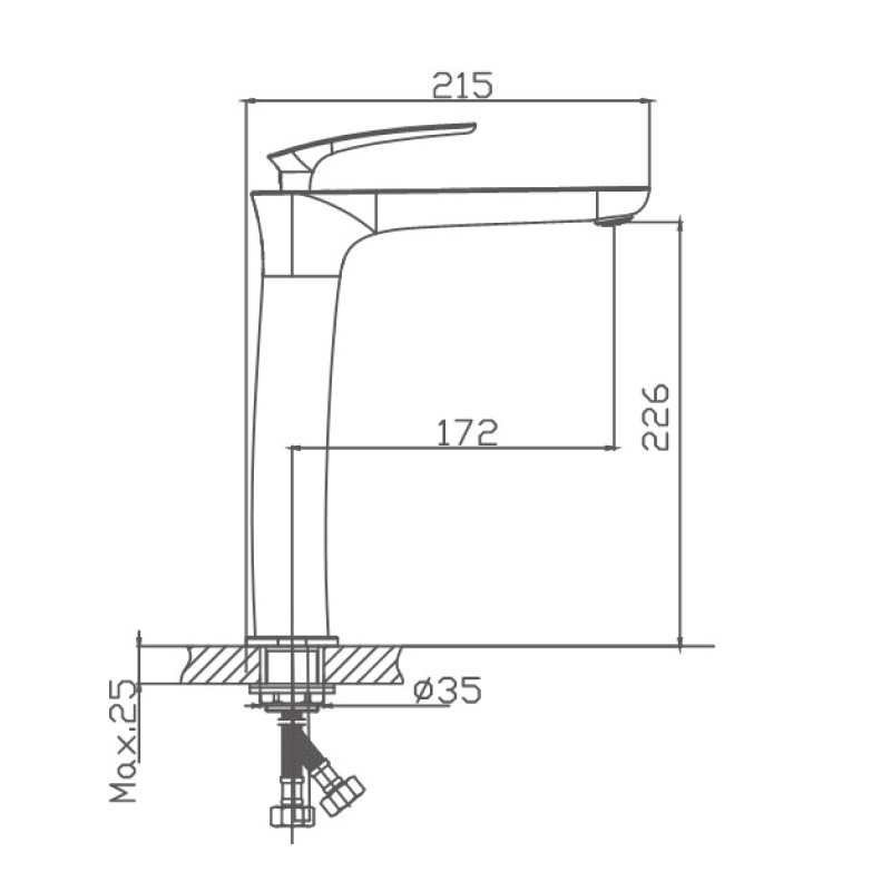 Смеситель для раковины Haiba HB616 HB11616