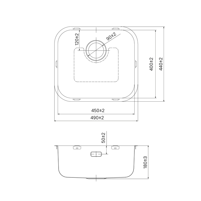 Мойка кухонная IDDIS Mate MAT49S0i77