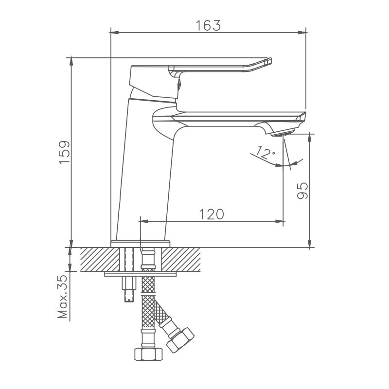 Смеситель для раковины Haiba HB556 HB10556