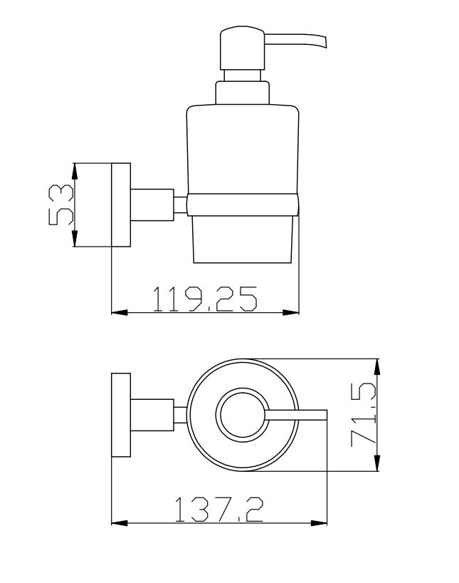 Дозатор Rav Slezak Colorado COA0303 хром