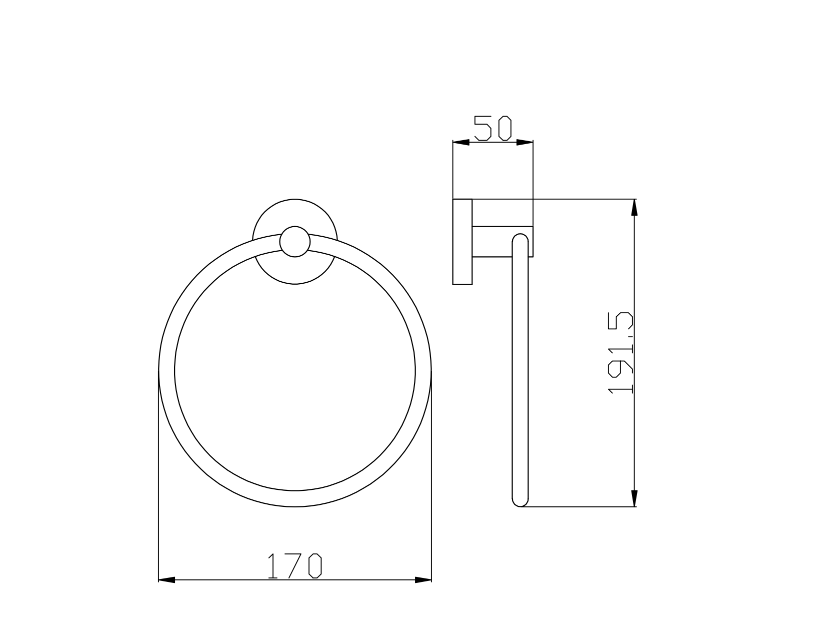 Полотенцедержатель Rav Slezak Colorado COA0104Z золото