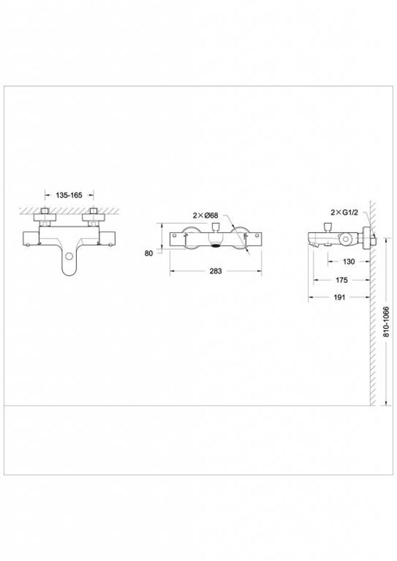 Смеситель Bravat Stream F63984C-01B для ванны с душем