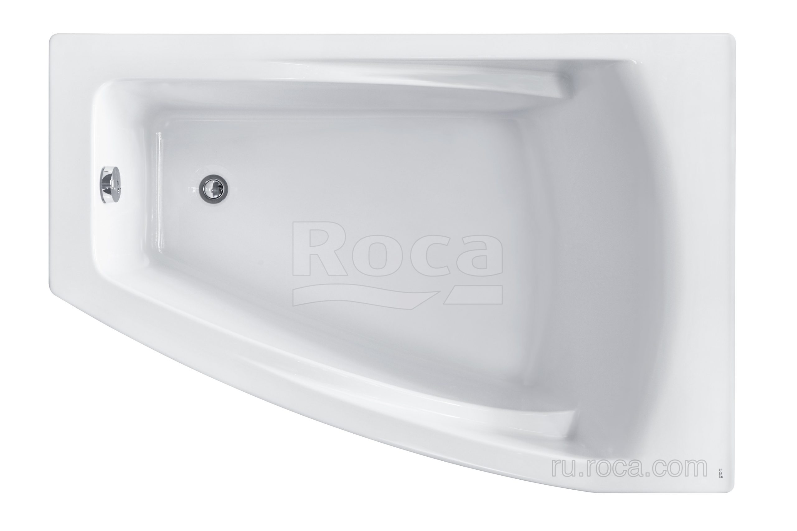 Акриловая ванна Roca Hall Angular R 150x100