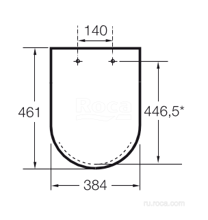 Крышка-сиденье Roca Beyond 801B8200B