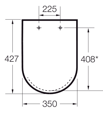 Крышка-сиденье Roca Gap Clean Rim 801730004 петли хром