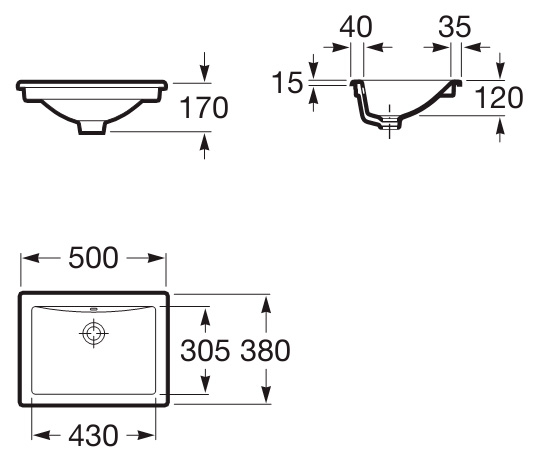 Раковина Roca Diverta 327114000 50 см