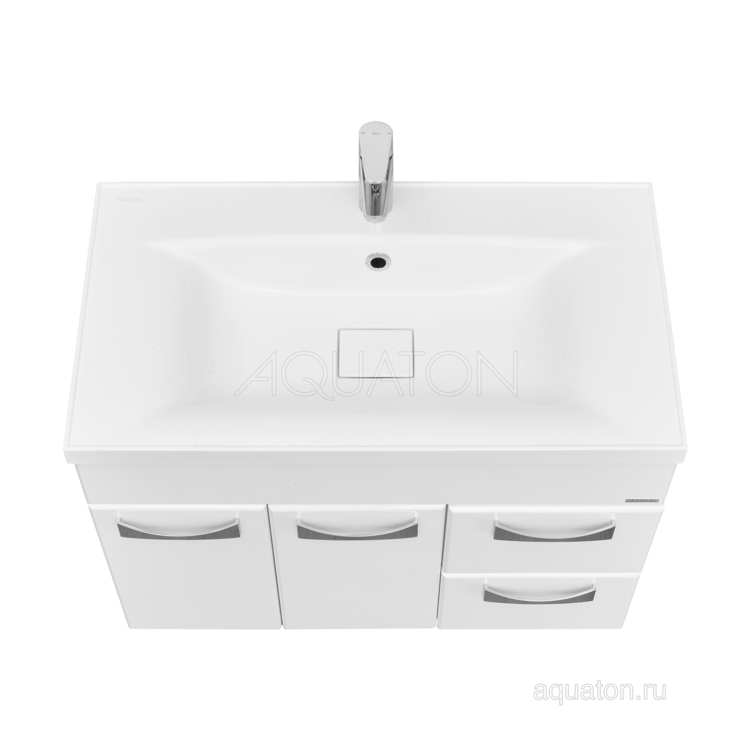 Тумба для комплекта AQUATON Диор 80 белая