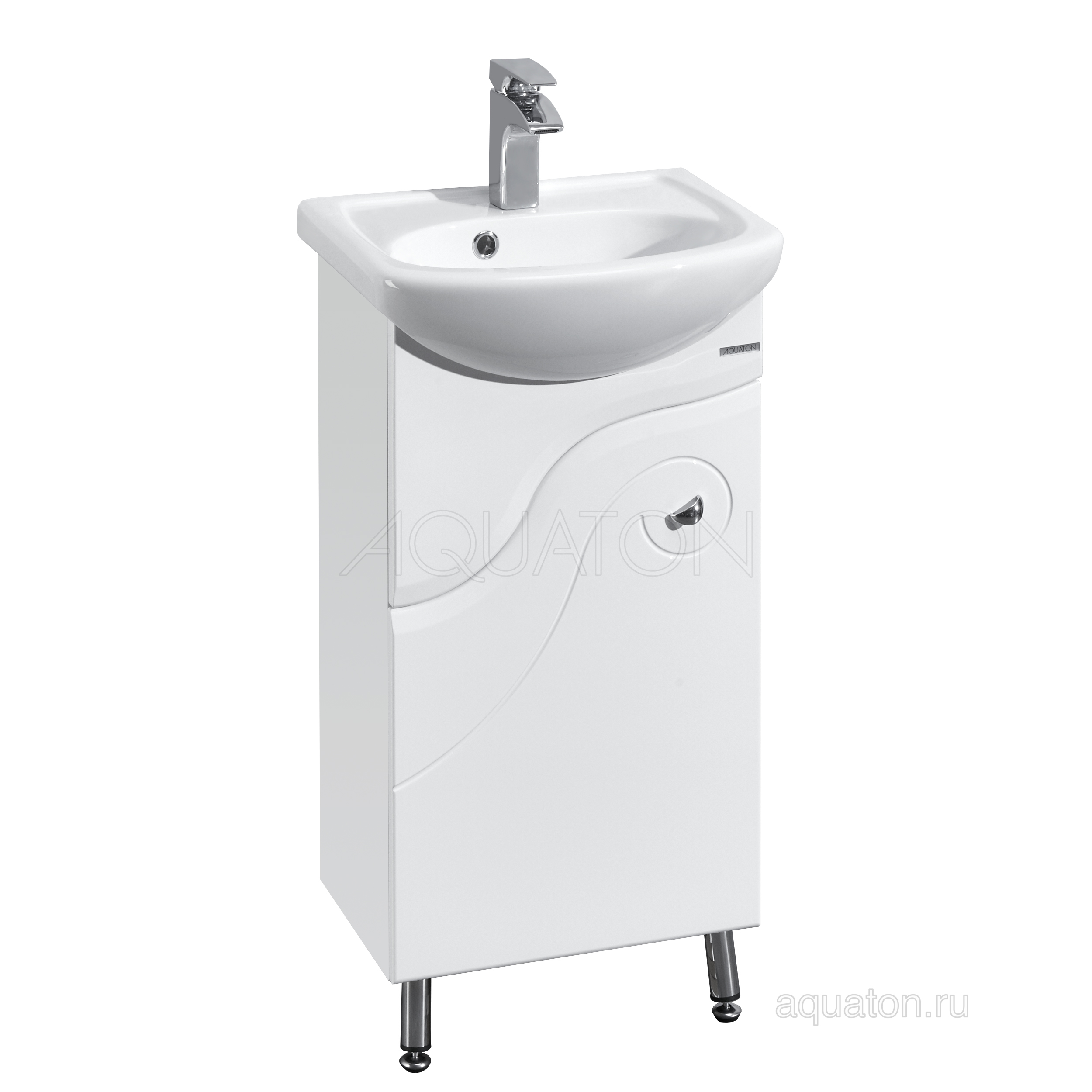 Тумба для комплекта AQUATON Колибри 45 L белая