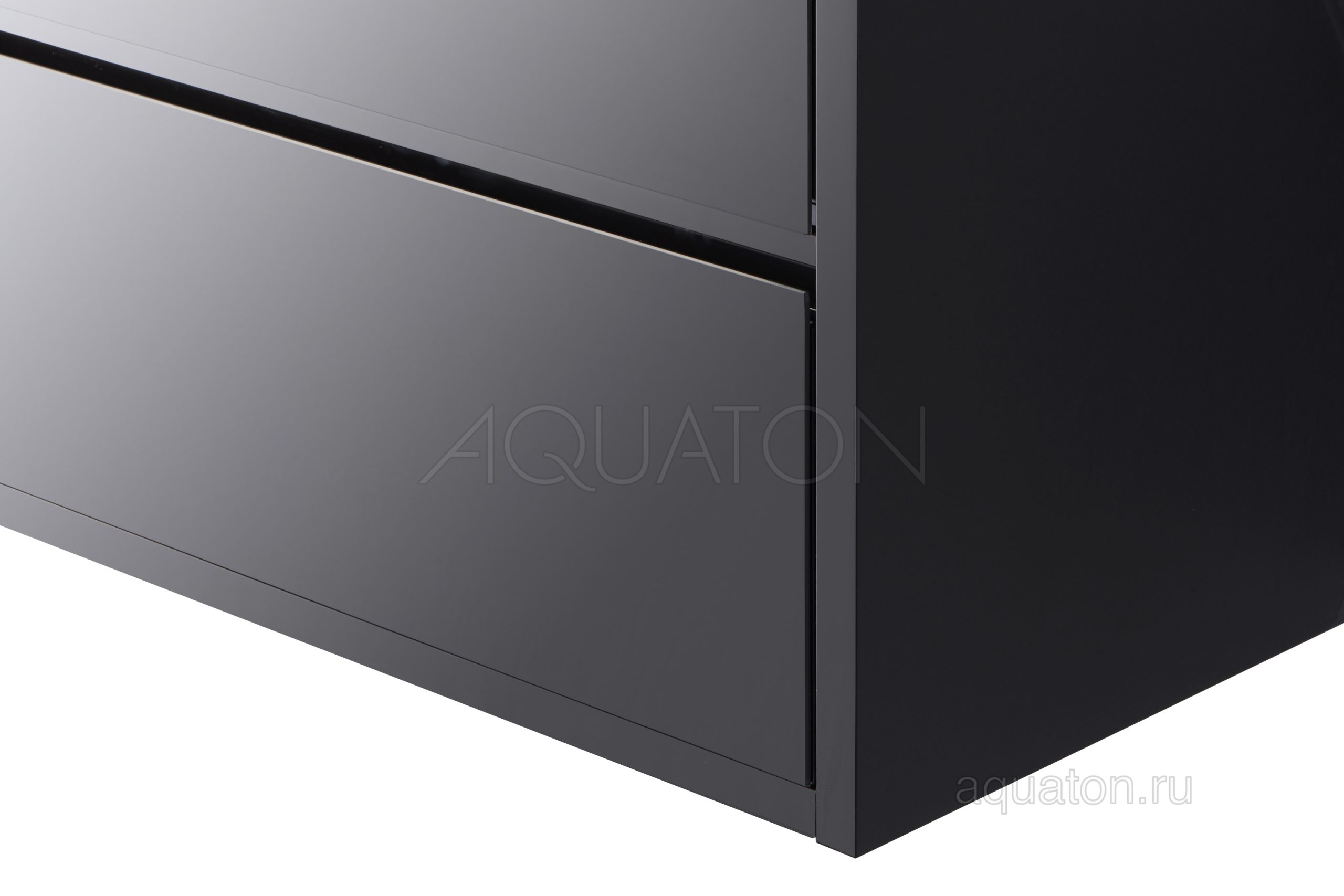 Тумба для комплекта AQUATON Римини New 60 черный глянец