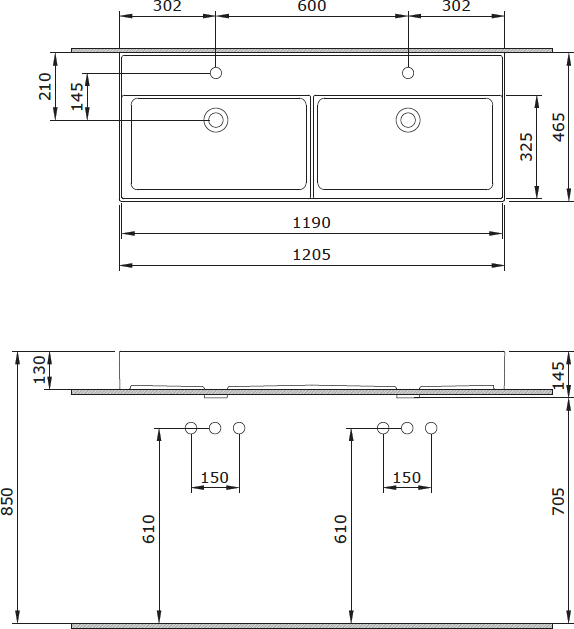 Раковина BOCCHI Milano 1393-001-0132