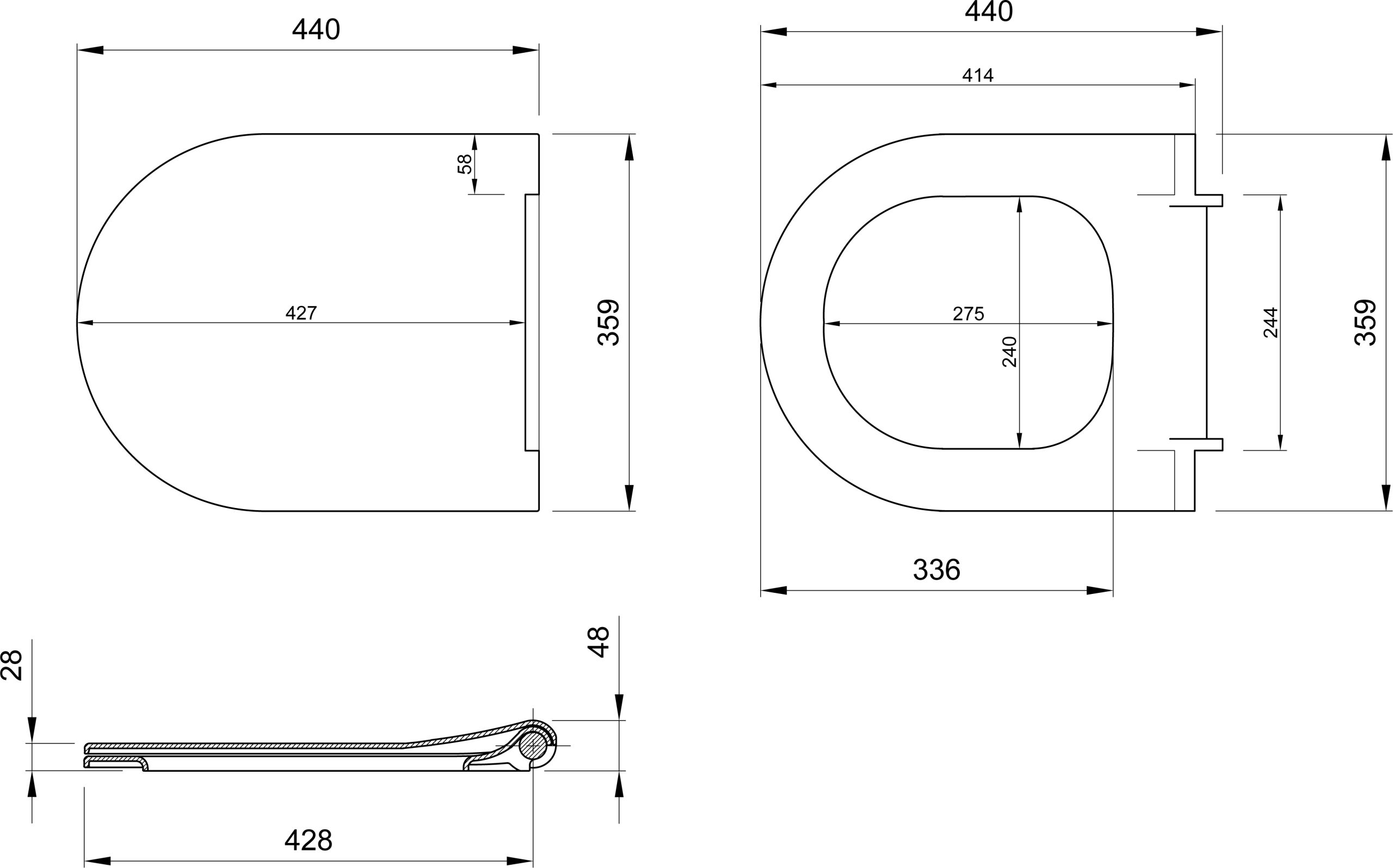 Унитаз подвесной BOCCHI Taormina Arch 1012-001-0129 белый, с микролифтом