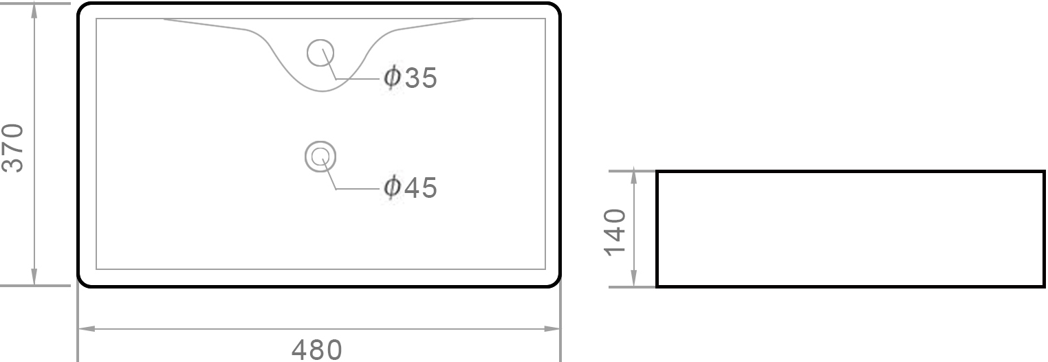 Раковина STWORKI Ольборг OL-01Rb